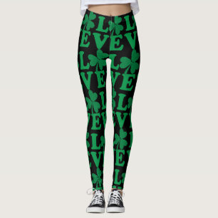 Shamrock Irish Love Leggings