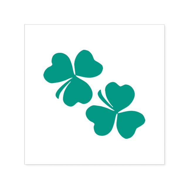 Shamrock Irish St Patricks Day thank you Self-inking Stamp (Design)
