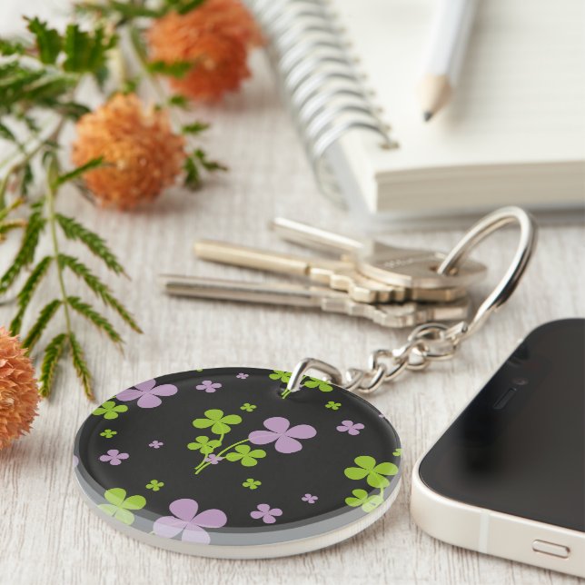 Shamrock Key Ring (Front Right)