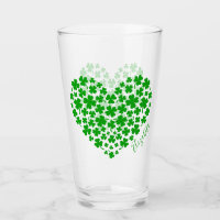 Shamrock Leaf Clover Green Heart St Patrick's Day
