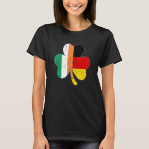 Shamrock leaf irish german flag for St Patricks da T-Shirt