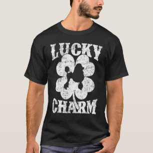 Shamrock Leaf Lucky Charm Toy Poodle Dog St Patric T-Shirt