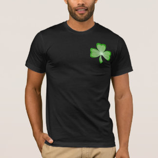 Shamrock 'Let's Hooley!' t-shirt black back text