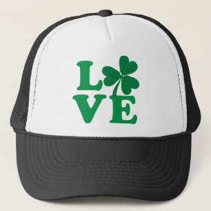 Shamrock LOVE Trucker Hat