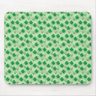 Shamrock Luck Mouse Pad