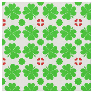 Shamrock & Lucky Clover Leaf trendy fabric fashion