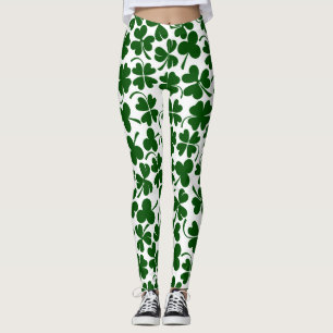 shamrock lucky clover leggings