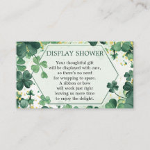 Shamrock Lucky in Love Bridal Display Shower