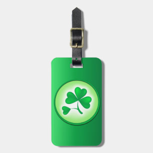 Shamrock Luggage Tag