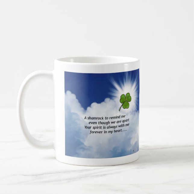 Shamrock Memorial Coffee Mug (Left)