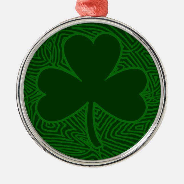 Shamrock Metal Tree Decoration (Front)