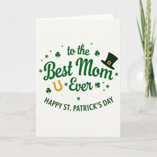 Shamrock Mom Happy Day Card
