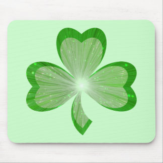 Shamrock mousepad green