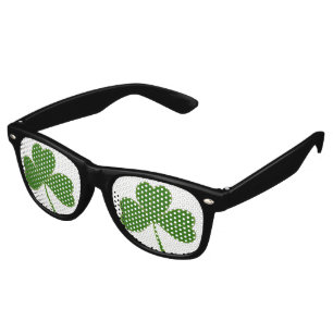 Shamrock (Not 4 Leaf Clover) Retro Sunglasses