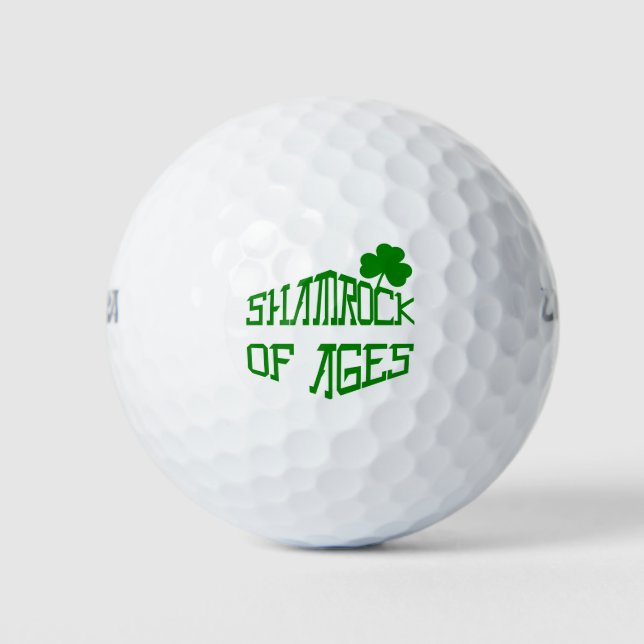 Shamrock of Ages Golf Balls (Front)