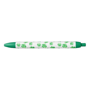 Shamrock of Shamrocks Green White Pens