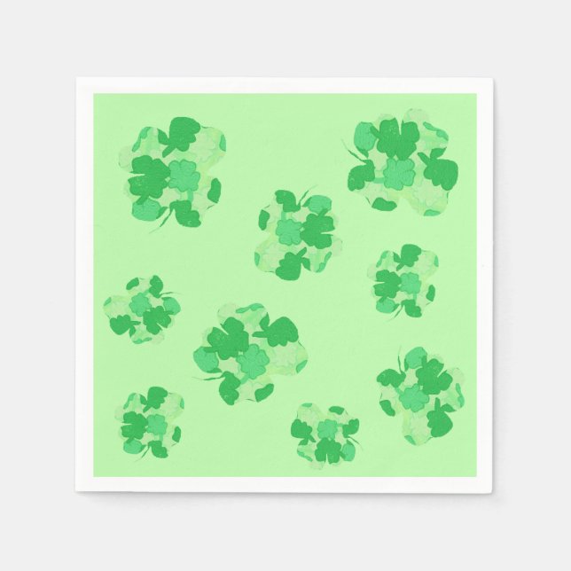 Shamrock of Shamrocks Paper Napkins (Front)