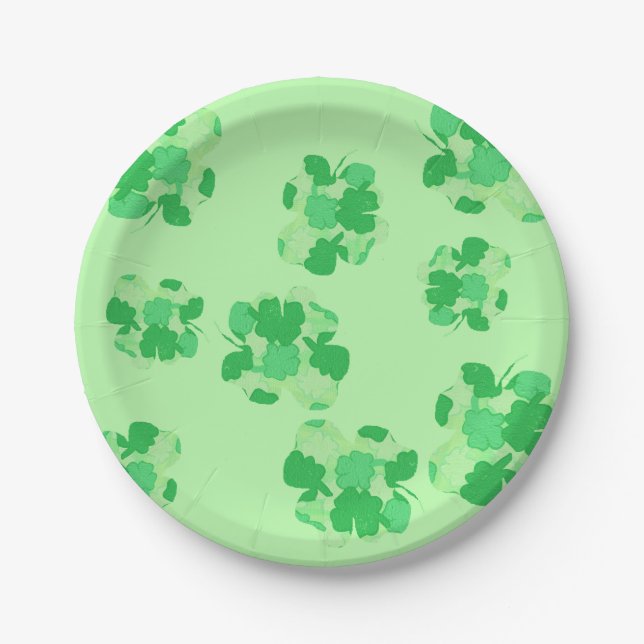 Shamrock of Shamrocks Paper Plates (Front)