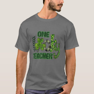 Shamrock One Lucky Teacher St. Patrick's Day Schoo T-Shirt
