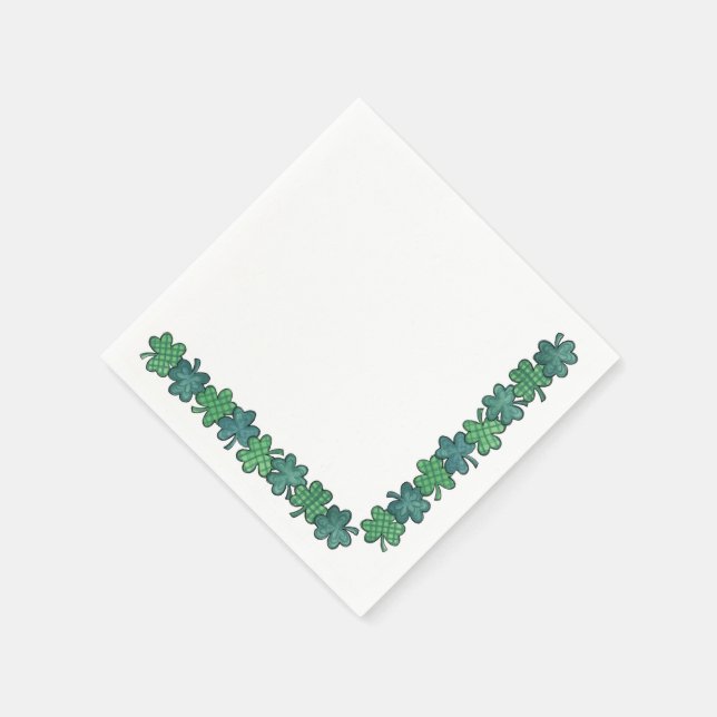 Shamrock - Paper Napkins (Corner)
