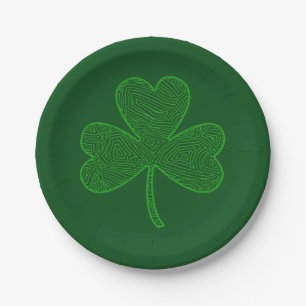 Shamrock Paper Plate