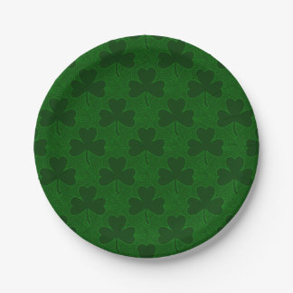 Shamrock Paper Plate