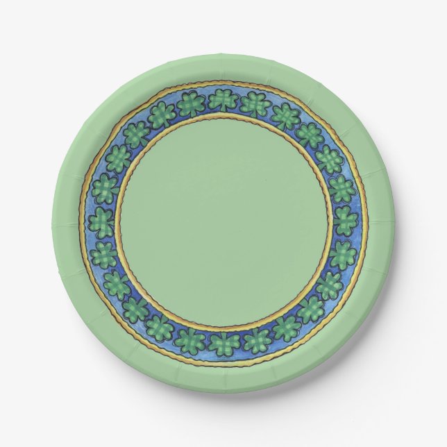 Shamrock - Paper Plate (Front)