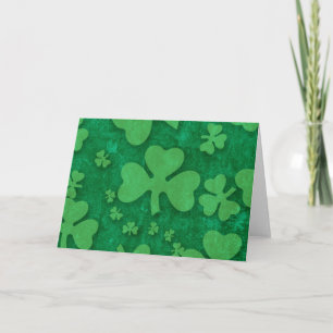 Shamrock Pattern Card