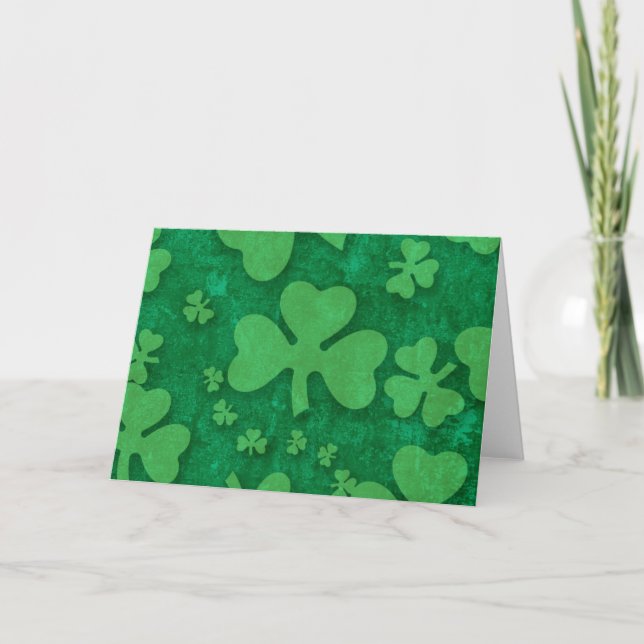 Shamrock Pattern Card (Front)