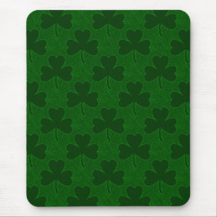 Shamrock Pattern Mouse Pad