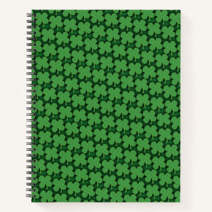 Shamrock Pattern Notebook