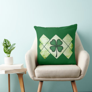 Shamrock Pattern St Patrick’s Day Shirt – almofada Cushion