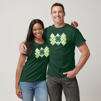 Shamrock Pattern St Patrick’s Day Shirt – camiseta