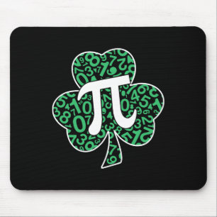 Shamrock Pi Day Cute St. Patrick's Day And Math Lo Mouse Pad