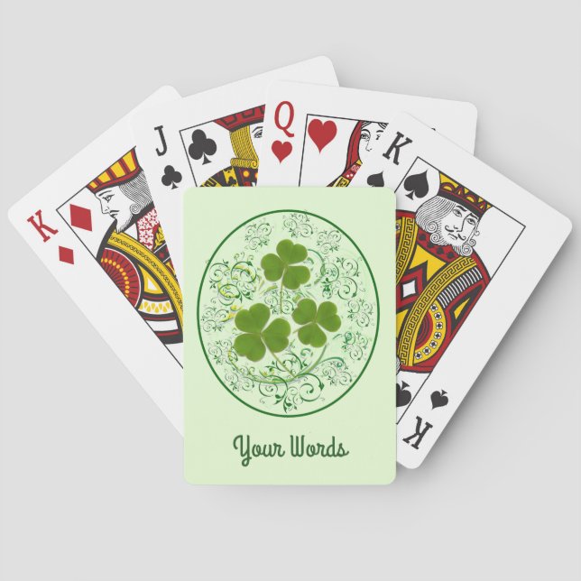 Shamrock Playing Cards (Back)