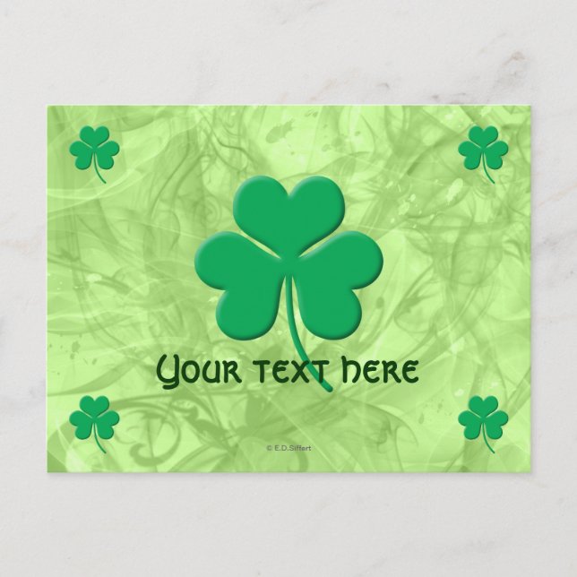 Shamrock Postcard (Front)