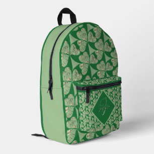 Shamrock Print Cut Sew Bag