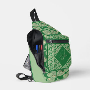 Shamrock Print Cut Sew Bag