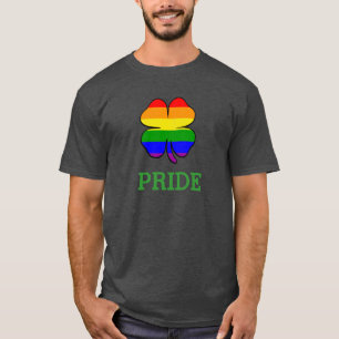 Shamrock Rainbow flag Proud Irish and Gay T-Shirt