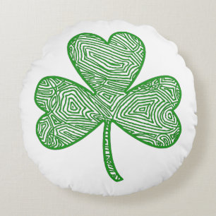 Shamrock Round Cushion