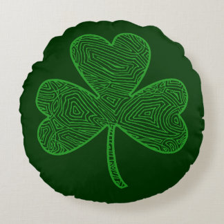 Shamrock Round Cushion