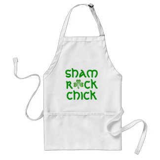 Shamrock 'Shamrock Chick' apron green