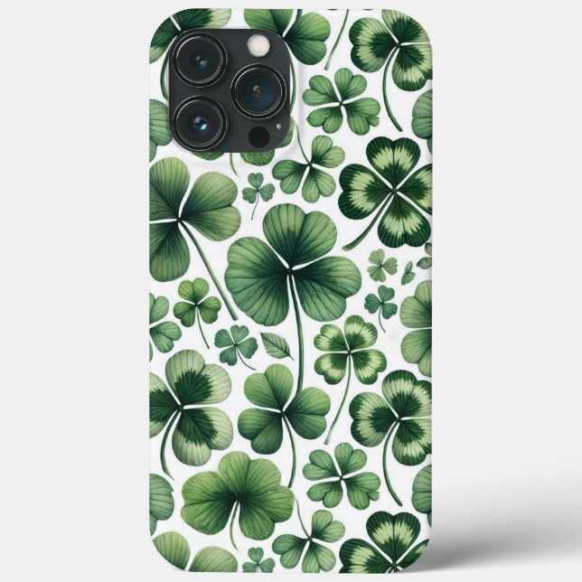Shamrock Shuffle Case-Mate iPhone Case (Back)
