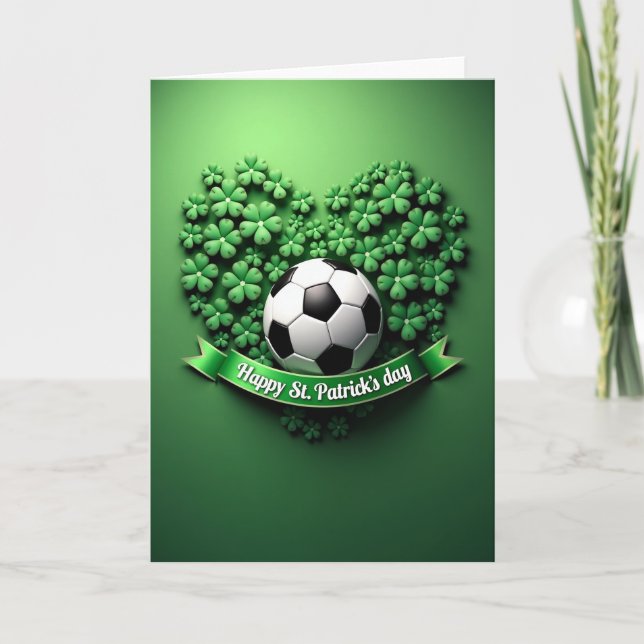Shamrock Soccer Joy Card (Front)