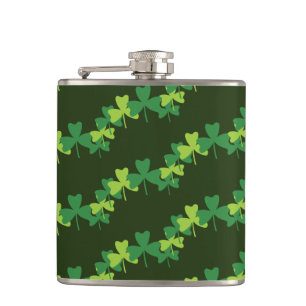 Shamrock Splash Hip Flask