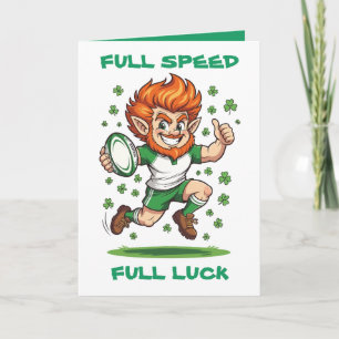 Shamrock Sprint Match Day Magic St Patricks Weeken Card