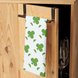Shamrock St. Patrick's Day Holiday Kitchen Towels