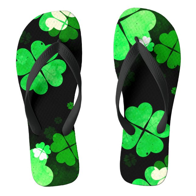 Shamrock St. Patrick's Day Jandals (Footbed)
