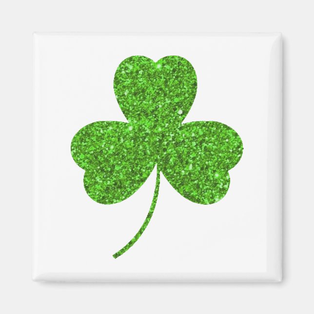 Shamrock St. Patrick's Day Magnet (Front)
