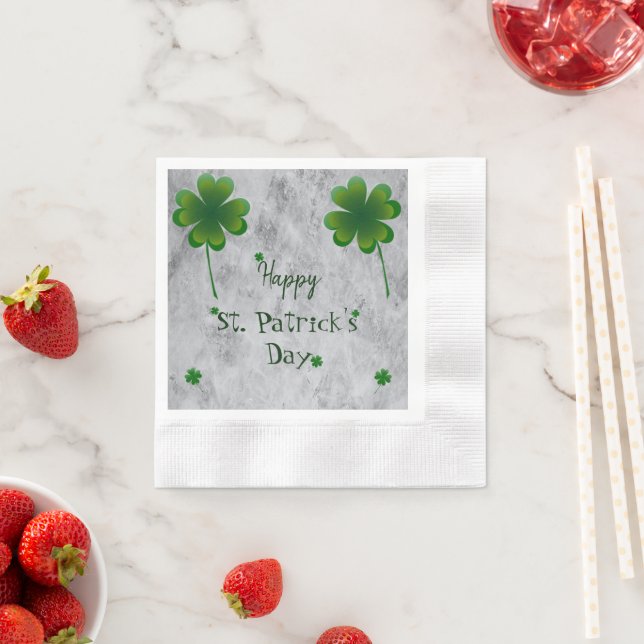 Shamrock St. Patrick's Day Napkin (Insitu)